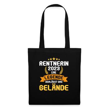 Prévoyance Retraite Adieu Collègue Retraité 2023 - Sac en tissu - noir - Devant