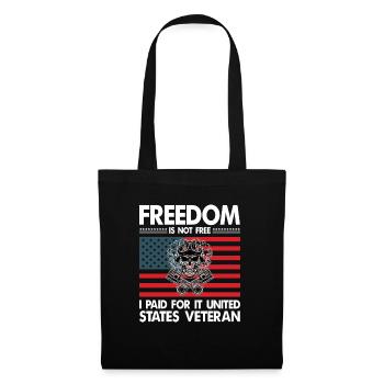 La liberté n’est pas gratuite. - Sac en tissu - noir - Devant