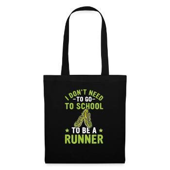 Jogging Saying for Running - Runners - Tote Bag - black - Front