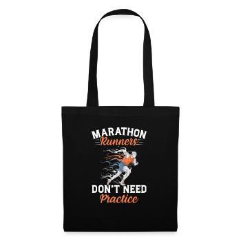 Jogging Saying for Running - Runners - Tote Bag - black - Front