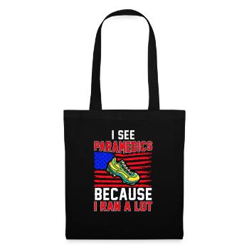 Jogging Saying for Running - Runners - Tote Bag - black - Front