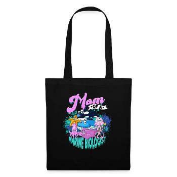 biologie marine biologiste marin biologie marine biologiste - Sac en tissu - noir - Devant