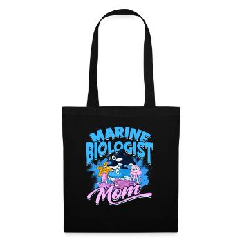 biologie marine biologiste marin biologie marine biologiste - Sac en tissu - noir - Devant