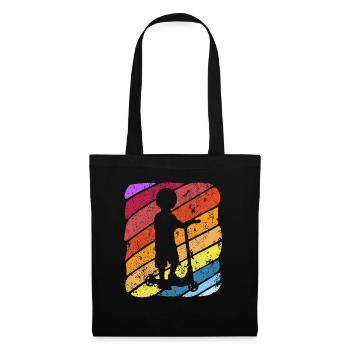Scooter Stunt Scooter pour enfants Rétro - Sac en tissu - noir - Devant