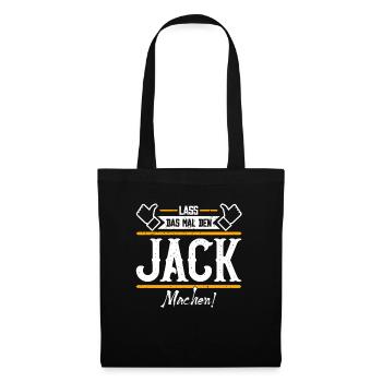 Jack Geschenkidee Geschenk Geburtstag - Stoffbeutel - Schwarz - Vorne