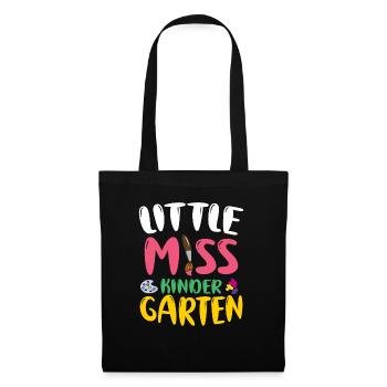 Miss Kindergarten First Day Pre School - Stoffbeutel - Schwarz - Vorne