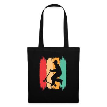 Scooter Stunt Scooter pour enfants Rétro - Sac en tissu - noir - Devant