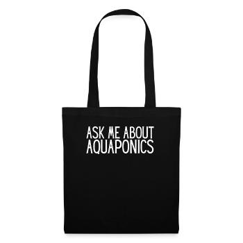Hilarious Aquaponics Enthusiasts Sarcastic - Tote Bag - black - Front