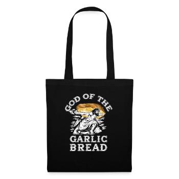Funny Garlic Bread Jesus - Garlic Bread - Tote Bag - black - Front