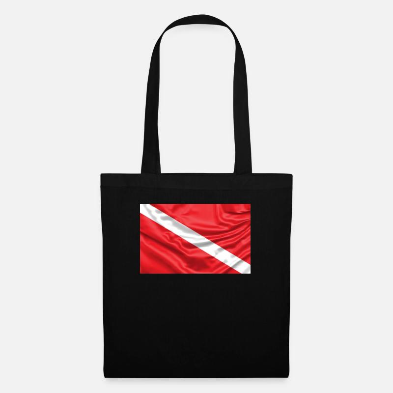 Dive Flag - Stoffbeutel - Schwarz