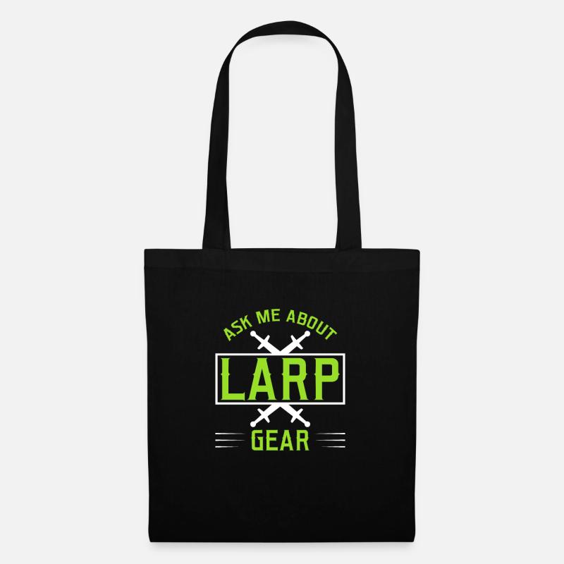 Fantasy-Rollenspiele Larp Larping - Stoffbeutel - Schwarz