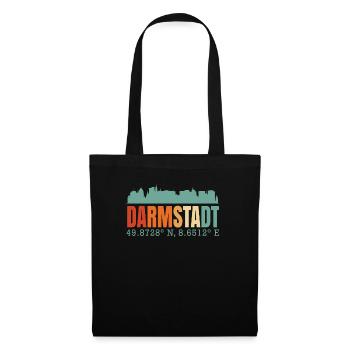 Darmstadt - Sac en tissu - noir - Devant