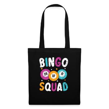 Bingo Squad Bingo Player Casino Gambling Lottery - Tote Bag - black - Front