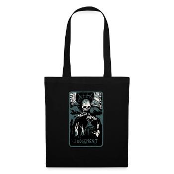 Judgement Skeleton Skull Tarot Card - Stoffbeutel - Schwarz - Vorne