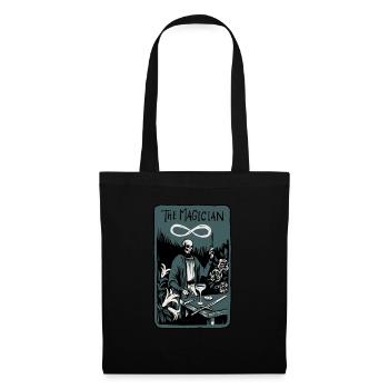 The Magician Skeleton Skull Tarot Card - Stoffbeutel - Schwarz - Vorne