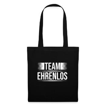 Team Ehrenlos - Stoffbeutel - Schwarz - Vorne