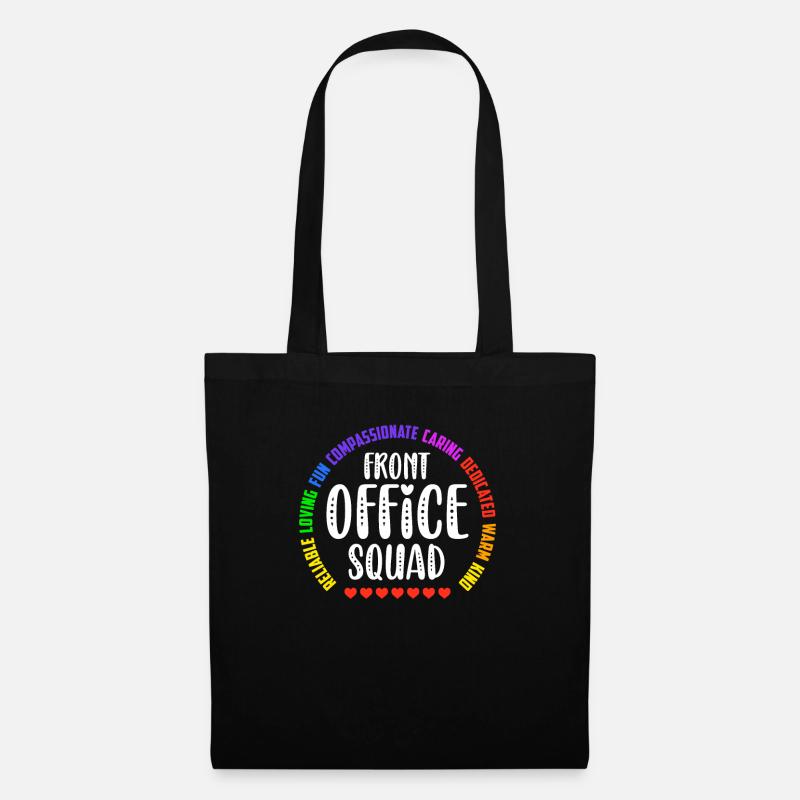 Nette Schulsekretärin Admin Appreciation Assistant - Stoffbeutel - Schwarz