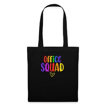Office Squad Administrative Assistant Gift School - Tote Bag - black - Front