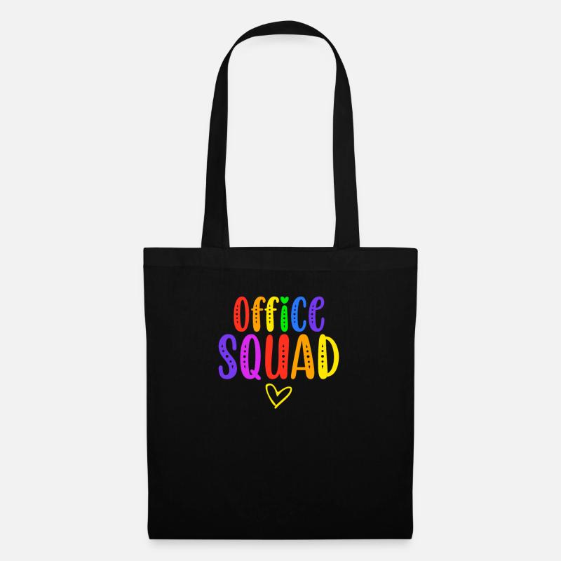 Office Squad Verwaltungsassistent Geschenkeschule - Stoffbeutel - Schwarz