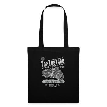 1992 Biker Top Zustand, Legendär, Legende, Bike, - Stoffbeutel - Schwarz - Vorne