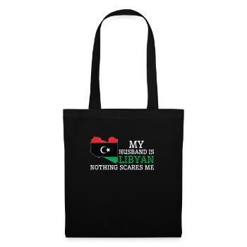 Nothing Scares Me Libyan Husband Libya - Tote Bag - black - Front