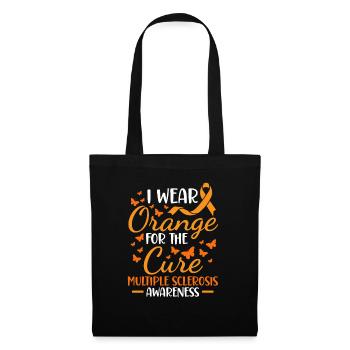 Sensibilisation à la sclérose en plaques - Sac en tissu - noir - Devant