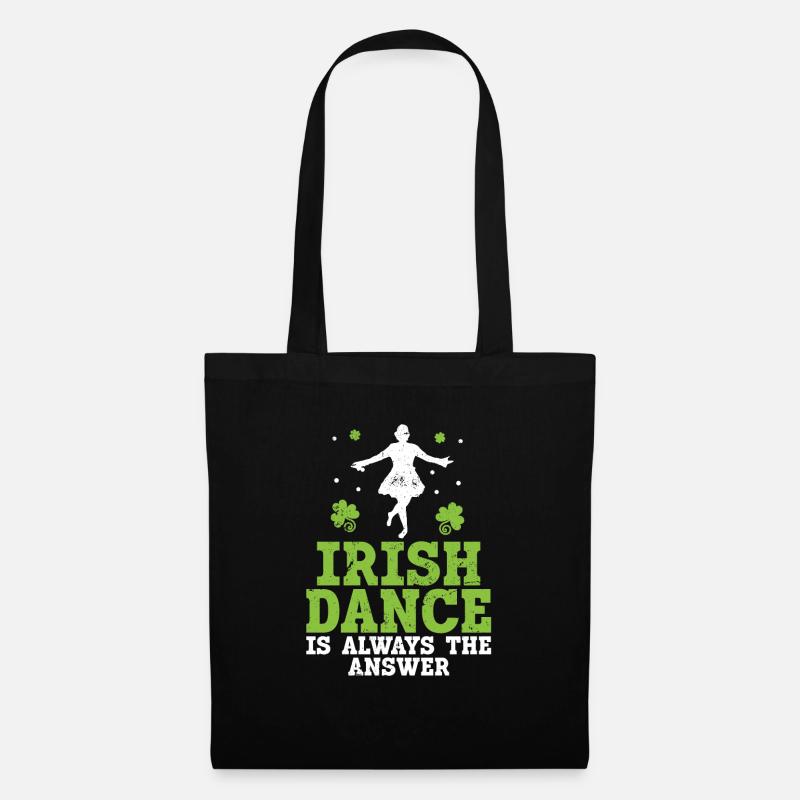 Irish Dance St. Patricks Tanz - Stoffbeutel - Schwarz