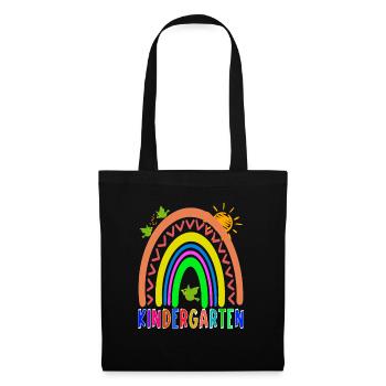 Kindergarten Rainbow Teacher Kids Back To School - Sac en tissu - noir - Devant