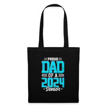 Funny proud father of a graduation gift - Tote Bag - black - Front