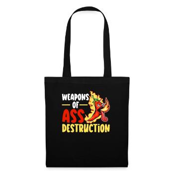 Red Hot Chili Flavor Mexican Spice Spicy Food - Tote Bag - black - Front