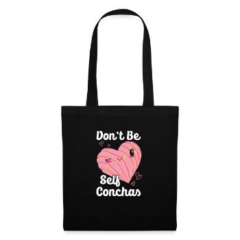 Conchas Pan Dulce Latina Spanisch - Stoffbeutel - Schwarz - Vorne