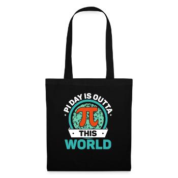 Pi Day Is Outta This World Math Teacher Pi Day - Tote Bag - black - Front