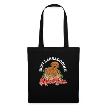 Labradoodle Dog - Tote Bag - black - Front