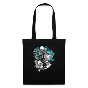 Supermoto / Supermotard / Supermoto Wheelie Biker - Sac en tissu - noir - Devant