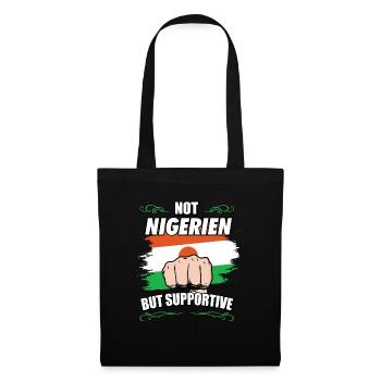 Pas le Nigeria mais un touriste de voyage de soutien - Sac en tissu - noir - Devant