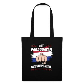 Pas paraguayen mais touristique de voyage de soutien - Sac en tissu - noir - Devant