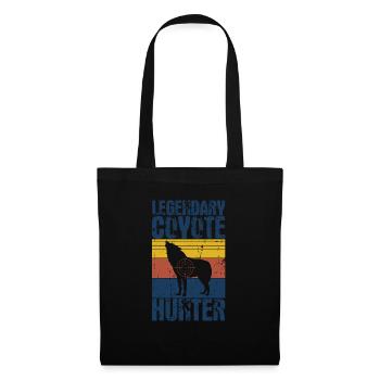 Chasse au coyote - Sac en tissu - noir - Devant