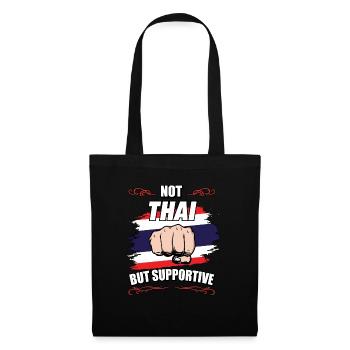 Pas thaïlandais mais soutien touristique thaïlandais - Sac en tissu - noir - Devant
