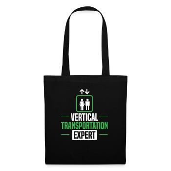 Vertical Transportation Expert Elevator Mechanic - Tote Bag - black - Front