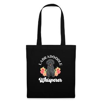 Labradoodle Dog - Tote Bag - black - Front