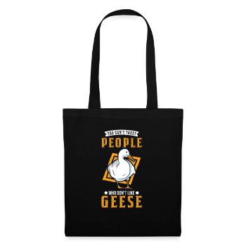 Geese Gift Goose Lovers Goose Breeders - Tote Bag - black - Front