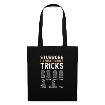 Labradoodle Dog - Tote Bag - black - Front
