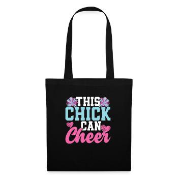 Cheerleader - Sac en tissu - noir - Devant