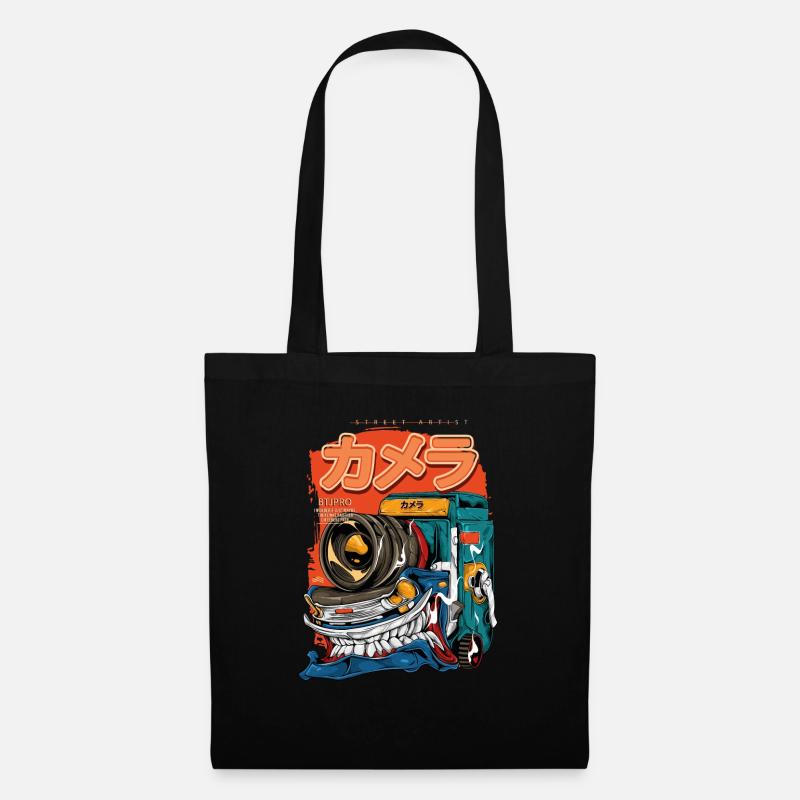 Monster Camera - Tote Bag - black