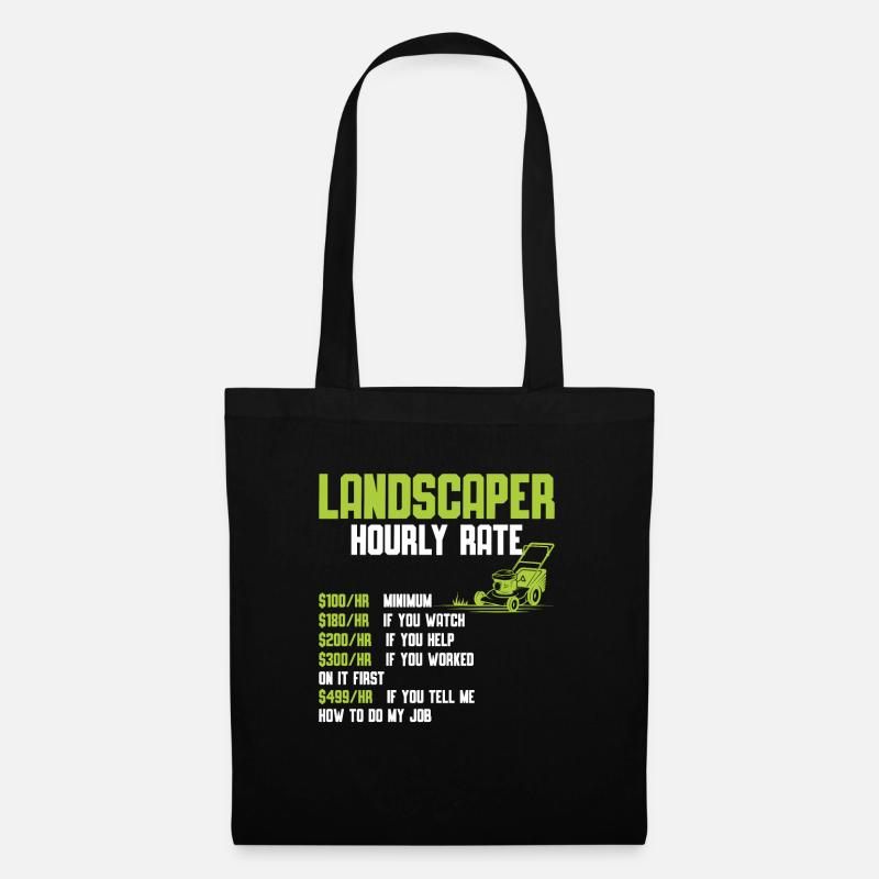 Mowing - Tote Bag - black