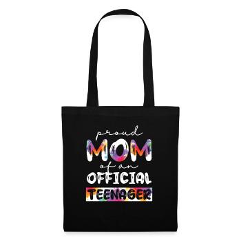 Fière maman d’un adolescent officiel de 13 ans. - Sac en tissu - noir - Devant