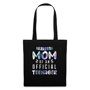 Fière maman d’un adolescent officiel de 13 ans. - Sac en tissu - noir - Devant