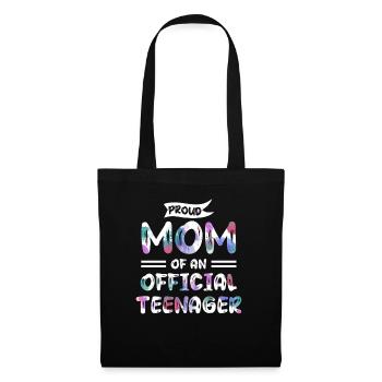 Fière maman d’un adolescent officiel de 13 ans. - Sac en tissu - noir - Devant