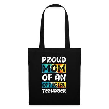 Fière maman d’un adolescent officiel de 13 ans. - Sac en tissu - noir - Devant