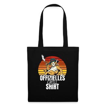 Katzen Katze Katzenshirt Katze Geschenkidee kitten - Stoffbeutel - Schwarz - Vorne